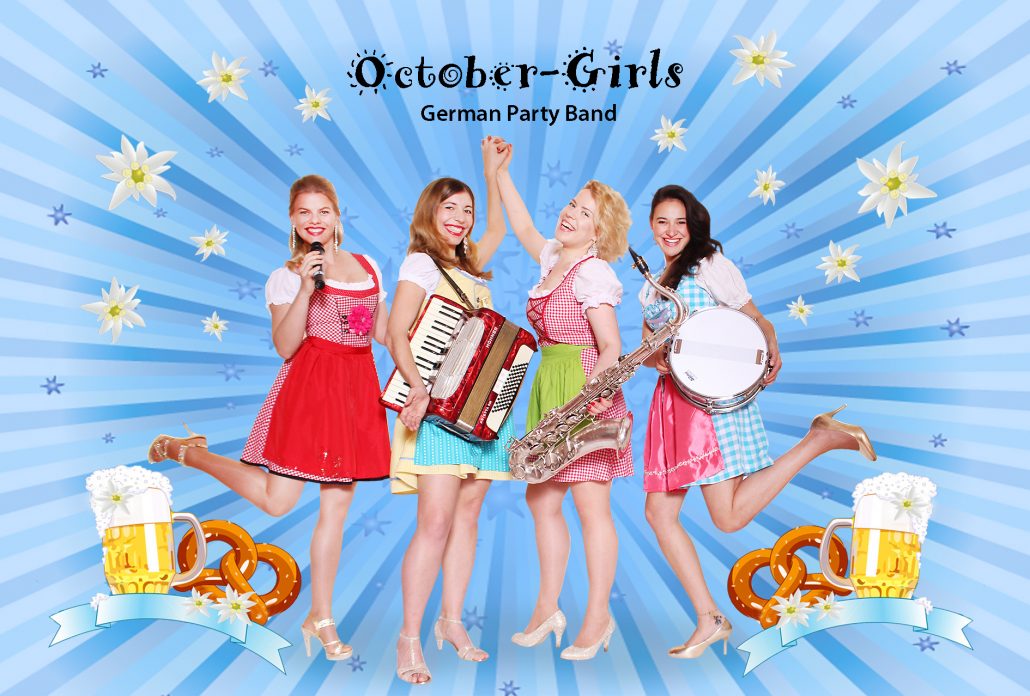 Oktoberfest Kapelle October Girls spielt die Wiesn Hits weltweit als reine Damenband