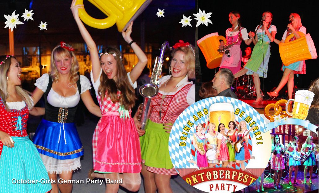 Partyband October Girls mit Oktoberfest Musik und Stimmungshits